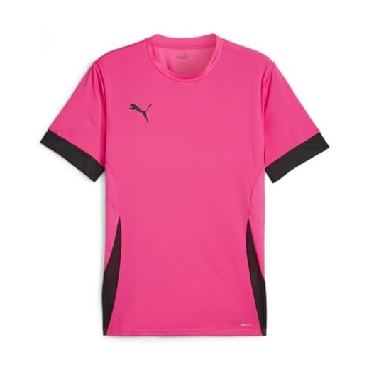 PUMA Mixte Match Teamgoal Jr Maillot De Football, Fluro Pink PES-puma Noir-puma Noir, 140 EU