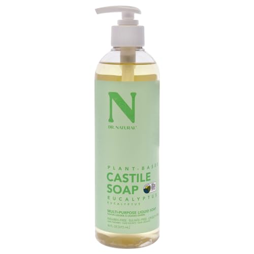 Dr. Natural Castile Liquid Soap Eucalyptus 473 ml : gel douche multi-usage