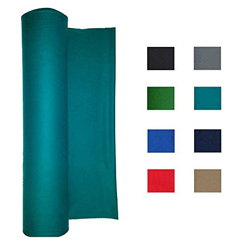 haxTON Premium Pool Table Accessories Popular Style Billiard Cloth Not Faded Billiard Table Felt Standard Green, Green,Navy Blue,Red,Blue or Black for Pool Table for 7/8/9 Foot (red 8 Foot)