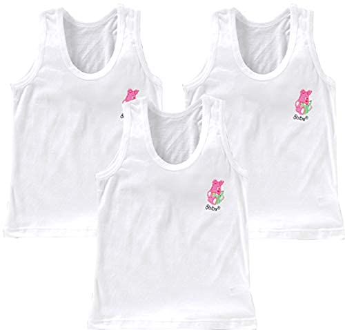 Image of BENAVJI Light Color Printed Soft Cotton Regular Fit Sleevless Baniyan Unisex Boys' & Girls Kids Vest Pack of 6