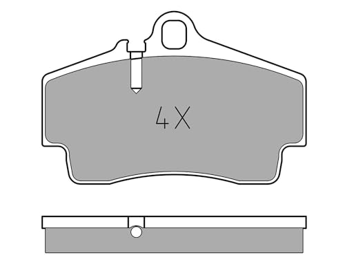Garnitures de frein MEYLE pour Porsche 911 Cabriolet conduite route et sport