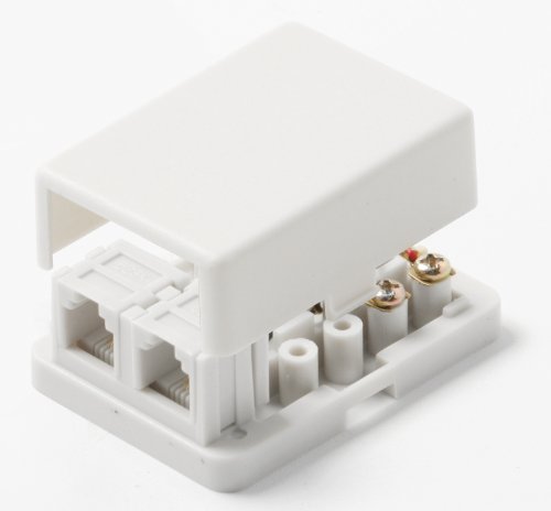 Steren 301-146IV 4C Ivory Dual Surface Jack