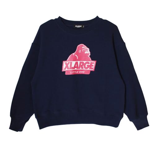 エクストララージ キッズ XLARGE KIDS 子ども服 スウェット スランテッドOGトレーナー コン ネイビー(140cm コン)のサムネイル