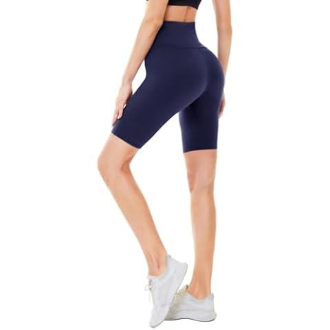CAMPSNAIL Biker Shorts Women - 8" /5'' High Waisted Workout Gym Running Yoga Compression Spandex Shorts Cover