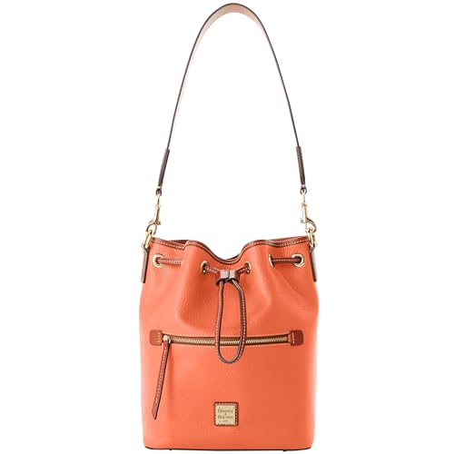 Dooney & Bourke Handbag, Pebble Grain Drawstring - Pink