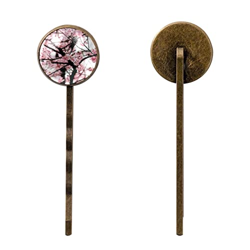 Barrettes à cheveux tendance fleurs de cerisier pour coiffure de mariage ou bureau - 2