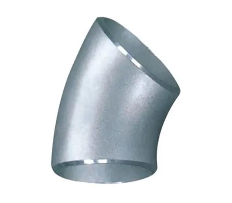 25 32 38 45 48 57 76 89mm Pipe OD 304 Stainless Steel 45 Degree Elbow Butt Welded Pipe Fitting Industrial(89x4mm) Fitting