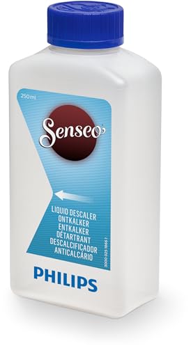 Philips SENSEO Détartrant liquide pour machines à café - Formule prête à l’emploi, Réduction du calcaire, Café à température idéale, Flacon...