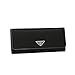 Prada Black Nylon and Leather Continental Size Wallet for Women 1MH132