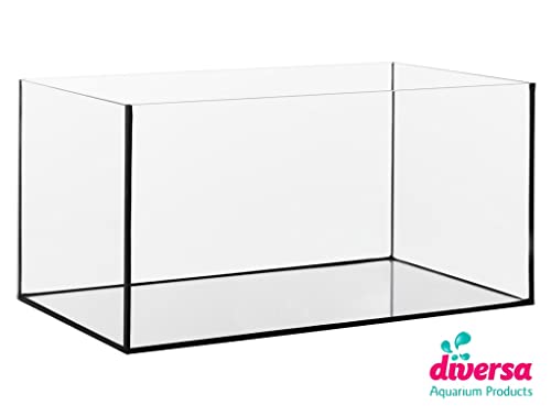 Diversa Aquarium Professional Fish Tank - Real Glass, Standard & Bow Front AQUARIUM ONLY (25L (40x25x25cm)) - 2