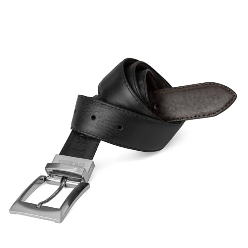 Image of Steve Madden Men's Reversible Men's Dress Casual Every Day Leather Belt