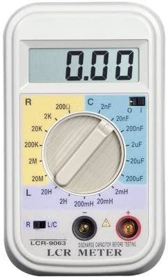LCR Multimeter with LCD Display to Measure the resistance, capacitance, and inductance of circuits and components at different frequencies Physics Lab Experiment Essential
