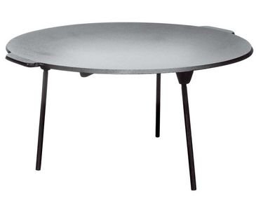 Grillschale, emailliertes Gusseisen, zum grillen von Pizzen + Gemüse + Fleisch, Höhe 24cm, Durchmesser 44cm
