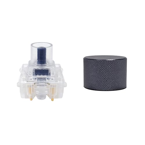 Boutons de commande pour claviers GK980 GK75 en métal contre l'usure des molettes