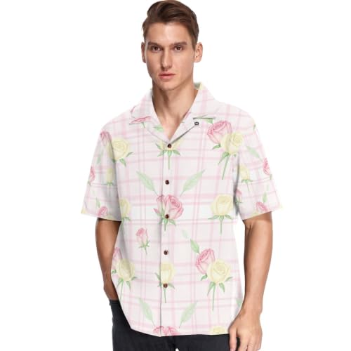 Chemise hawaïenne boutonnée coupe droite anti-transpiration homme