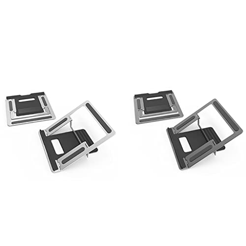 Soporte para computadora portátil ideal para mejorar el teletrabajo en un escritorio gris 5