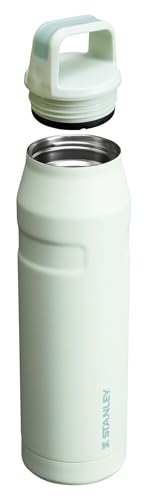 Image of Stanley IceFlow Cap and Carry Water Bottle | Wide Mouth Twist Lid | Lightweight & Leakproof for Travel & Sports | Insulated Stainless Steel | BPA-Free