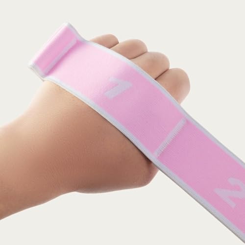 Long Resistance Bands, Non-Slip Anti-Break Super Elasticity and Recovery Stretch Band for Men Women,Long Lasting Versatile Polyester Material Resistance Bands for Strength Yoga Home Gym (Pink) - image 2