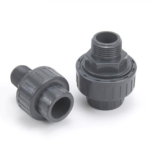 Pipe connector, Male Thread Union Water Pipe Connector Plastic Tube Adapter, For Garden Irrigation Fittings Accessories(50mm X 1.5 inch) - Image 6