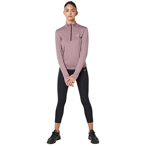 Image of Silvertraq Women's Athleisure Runner Zip Neck T-Shirt