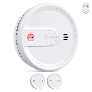 X-Sense Rauchmelder mit 10-Jahres-Batterie, Brandmelder mit Magnethalterung, Standby ohne LED-Blinksignal, Test-/Stummschaltungstaste, ultraschlank, XS0G-SN, 2 Stück