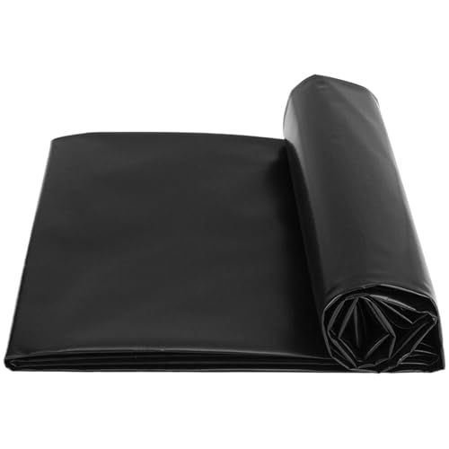 Liner de estanque 10x10ft HDPE Pinción y revestimiento de la piscina resistente a la lágrima Fuente de estanque multipropósito plegable para estanques al aire libre Fuente de jardín de estanques