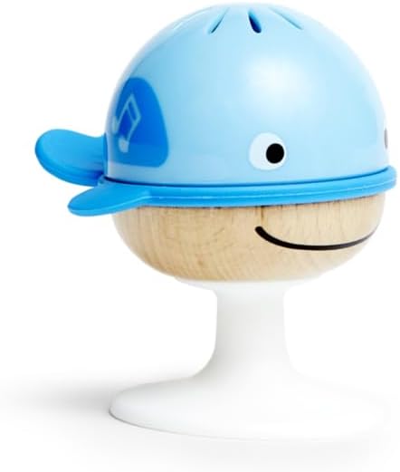 Stay-Put Rattles 3-Piece Baby Set with Suction Cups – Colorful Sea Animals Whale, Turtle & Octopus – Sensory & Motor Skill Aid – Highchair, Mealtime, Infant, Travel Essentials Toy