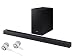 Samsung Bluetooth Smart Sound Soundbar with Wireless Active Subwoofer Game Mode Stream Music APP Control Free Optical Cable with Alphasonik Earbuds