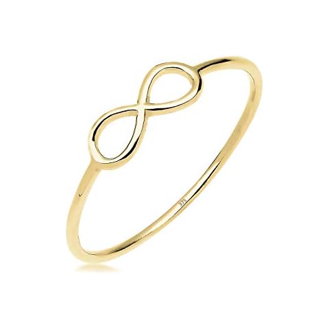 Anillo Elli PREMIUM con Símbolo de Infinito en Oro Amarillo de 9 Quilates Cover