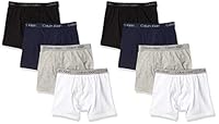 Calvin Klein Boys Boxer Brief Underwear 8 Pack, Basic Pack, X-Small