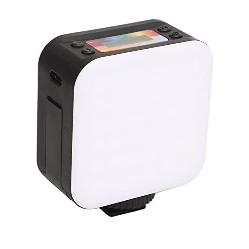 RGB LED �r�f�I���C�g�A�t���J���[���C�|�[�^�u���J�������C�g�A2000mAh �[�d���ACRI 95+ 2500K-9000K �p�l�������v�ʐ^�B�e�A���C�u�X�g���[�~���O�p