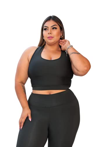 Top Nadador Plus Size Suplex Goodbest Academia Fitness Moda Feminina