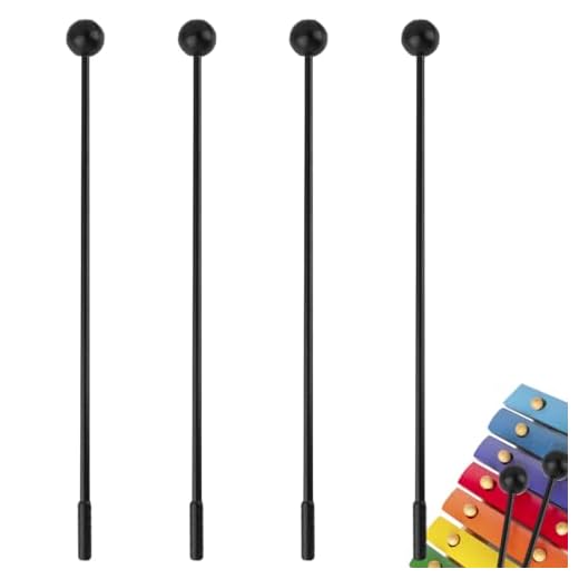 4 Piezas Accesorios para Xilófono Baquetas de Percusión Accesorios para Marimba Accesorios para Glockenspiel Baquetas para Tambor Piezas de Instrumentos Musicales