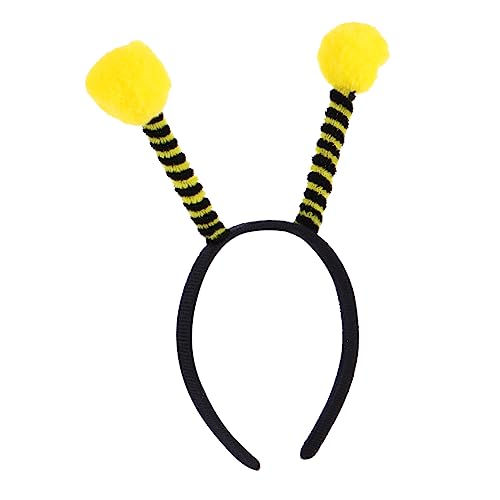 LIFKOME 12 Piezas Diadema De Antena De Insectos Diademas Para Mujeres Antena Diadema Adulto Diademas Para Disfraz De Bebe Diadema De Fiesta Diademas Para Disfraz De Abeja Yellow Paño