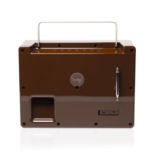 Tivoli Audio Songbook Max, Premium Bluetooth Sound System With Fm, 1/4" Auxiliary Input And Built-In Preamp (Cream/Brown) - 3