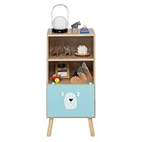 Apparence mignonne et bonne taille : Cette bibliothèque pour enfants a une jolie apparence en forme d'arbre qui attirera instantanément l'attention des enfants. Lisez et jouez avec vos enfants et profitez d'un merveilleux moment d'interaction parent-enfant ! La hauteur parfaite pour les enfants leur permet d'aller chercher des livres facilement tout en aidant à exercer leurs compétences en lecture et en organisation.