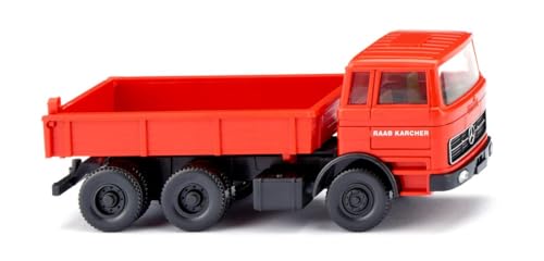 Wiking 042409 | Mercedes Benz | Volquete plano | Raab Karcher | 1:87 | Spur HO | modelo miniatura