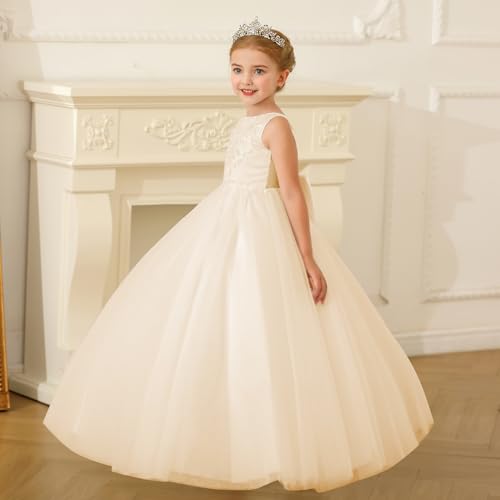 Flower Girl Dress for Wedding First Communion Dress Puffy Tulle Kids Pageant Ball Gowns4