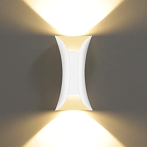 KAWELL 10W Creative Modern Wall Light LED Wall Wash Lights Waterproof IP65 Aluminum Wall Lamp LED Indoor Outdoor for Bedroom Living Room Bathroom Entrance Stairs Porch Corridor Cover