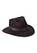 Deluxe Felt Gangster Hat - Black