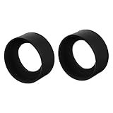 VORCOOL 2個のゴム製顕微鏡アイピースカバー 対応 耳保護ガード 目を守る