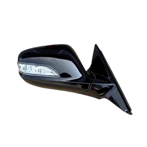 ホンダアコード2008 2009 2010 2011 2012 2013に適合するカーアクセサリー、自動外側ドアバックミラーアセンブリ右/左(1PC Right Black)