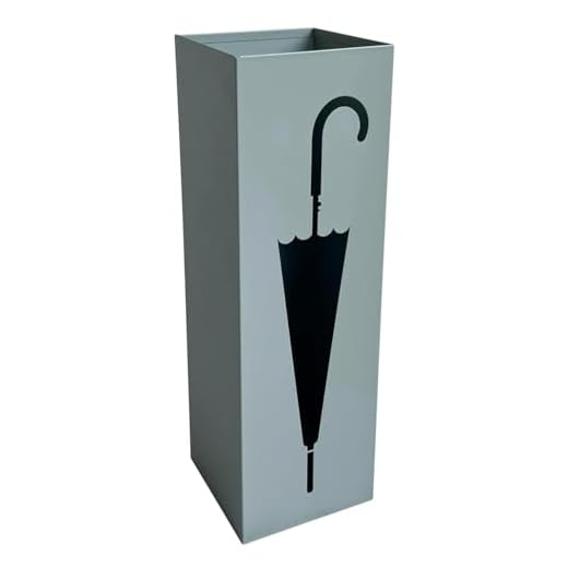 Marvin Portaombrelli Nuvia in Metallo da Esterno Interno Design Ingresso Ufficio Negozio Casa Originali Particolari Salvaspazio con Vaschetta Antigoccia (Verde Salvia)