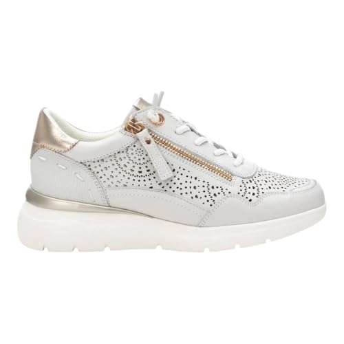 Carmela - Zapatillas Casual Cuero para: Mujer Color: Blanca Talla: 38