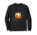 Coole japanische Papierlampe Kostüm Langarmshirt