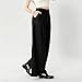 Dress Pants Women Fashion Lounge Professional Elastic Waist Wide Leg Work Pants Trendy Casual Flowy Business Office Work Plus Size Palazzo Trousers with Pockets Pleated Comfy Womens Trousers Black 4XL