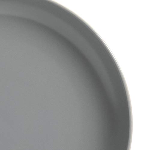 Gibson Home Rockaway 12-Piece Dinnerware Set Service For 4, Grey Matte - #TOP6