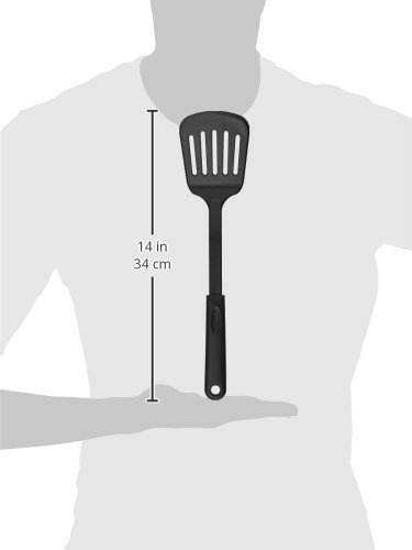 Fox Run Regular Slotted Turner, 12.5-Inch, Black #TOP3
