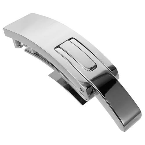 Boucle de ceinture à levier aluminium argenté fixation sécurisée musculation