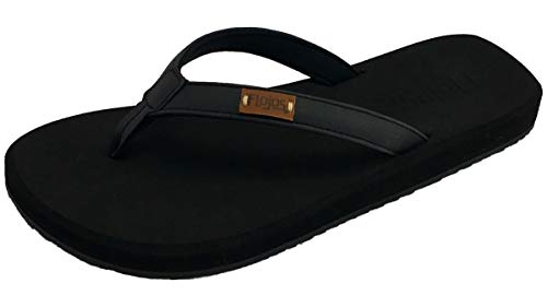 FLOJOS Women's Billie Flip-Flop, Black, 8